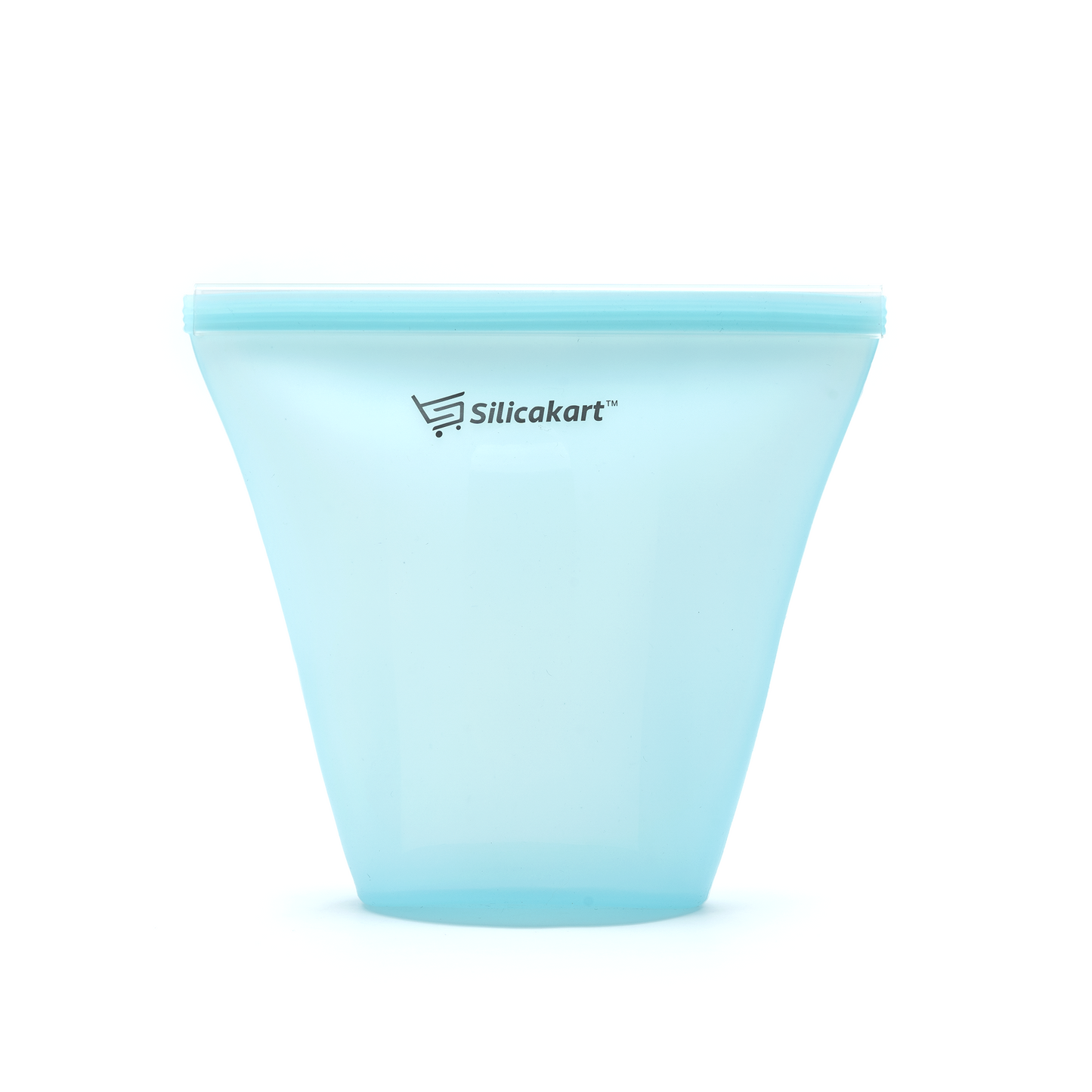 Silicakart Silicone Zip-bag  | Set of 8 (Blue)