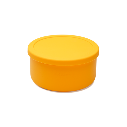 Silicakart Silicone Bento Boxes Large-Yellow (Round)