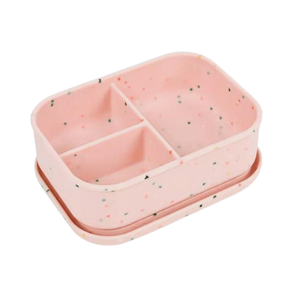 Silicakart Silicone Bento Boxes Marble Set of 3 (Rectangle)