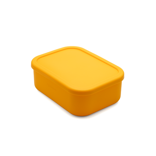 Silicakart Silicone Bento Boxes Large-Yellow (Rectangle)